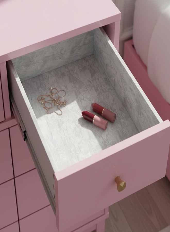 ReWallpaper ورق حائط ReWallpaper قابل للتقشير واللصق، ورق حائط مخملي رمادي، ورق حائط رمادي محكم لغرفة النوم، قماش لباد ذاتي اللصق، مخمل ناعم، بطانة ورق اتصال لدرج صندوق المجوهرات 17.5 بوصة × 6.5 قدم - Image 4