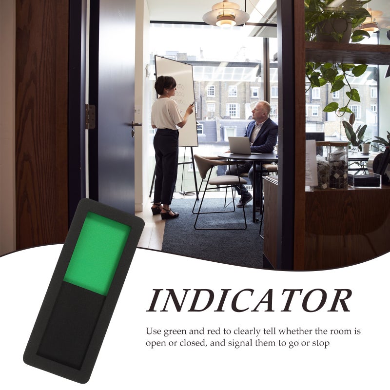 Office Door Sign for Privacy Indication, Stylish Slide Design for Business Use - Image 4
