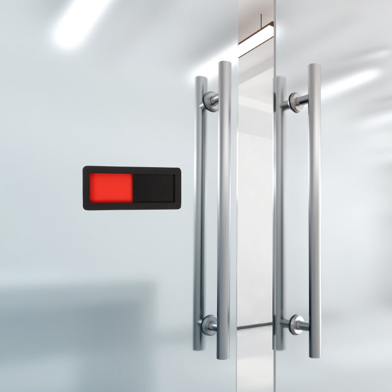 Office Door Sign for Privacy Indication, Stylish Slide Design for Business Use - Image 5
