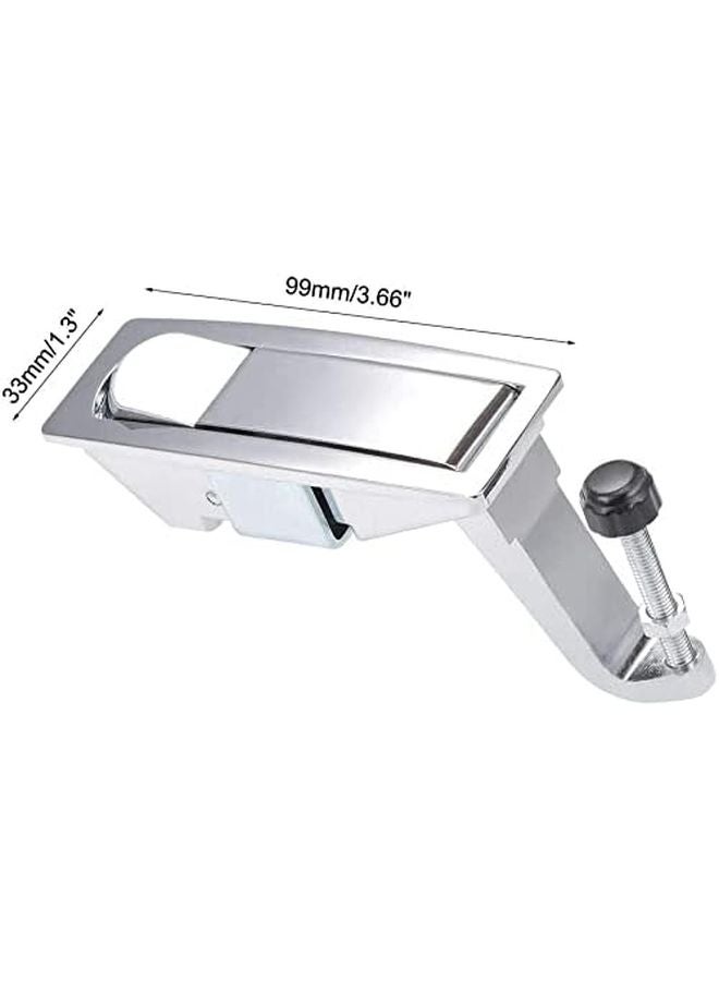 خزانة كهربائية لوحة قفل الكام زر ضغط قفل الباب المنبثق بدون مفتاح 2 قطعة - Image 3