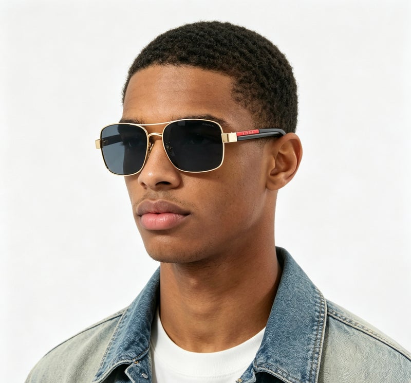 PRADY Milan-made Prada Sport luxury sunglasses with UV+ cycling features - Image 2