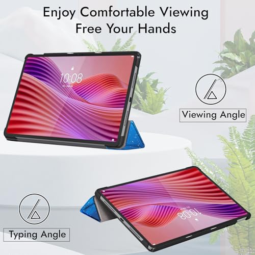 Robustrion Cover for Lenovo Tab 10.1 inch 2025 Cover Case, Trifold Flip Cover Case for Lenovo Tab 10.1" Tablet Cover TB-311FU/311XU - Stars - Image 5