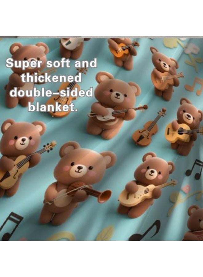 general Children's or student cartoon flannel thin blanket (warm and comfortable, suitable for sleep, games) 100cm*150cm - Image 5