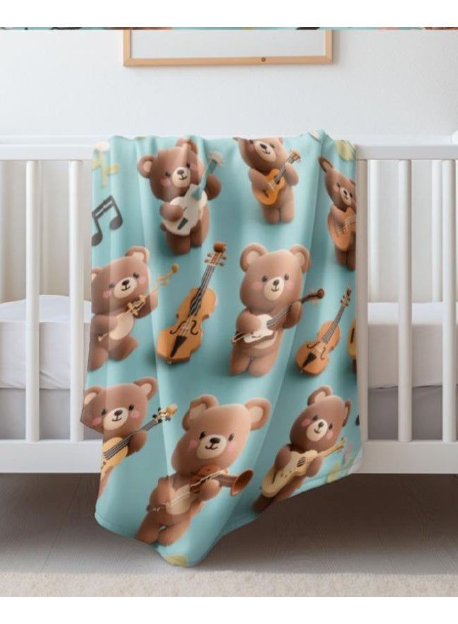 general Children's or student cartoon flannel thin blanket (warm and comfortable, suitable for sleep, games) 100cm*150cm - Image 2