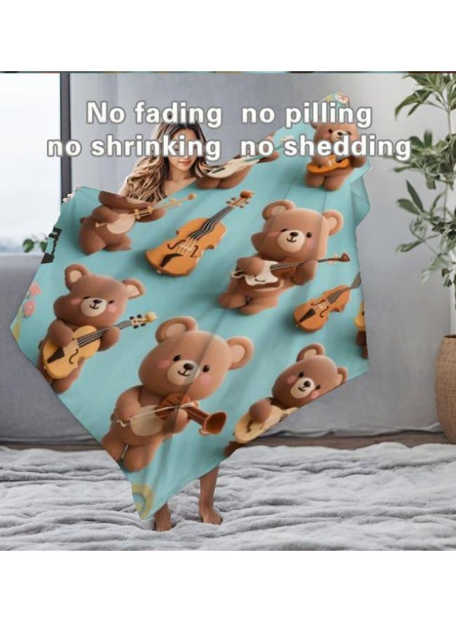 general Children's or student cartoon flannel thin blanket (warm and comfortable, suitable for sleep, games) 100cm*150cm - Image 4