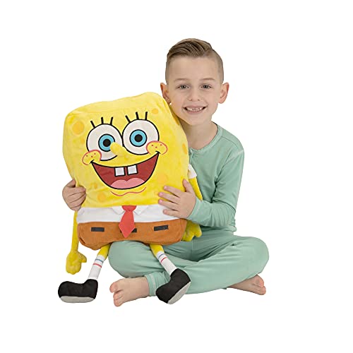 Spongebob Kids Bedding Super Soft Plush Cuddle Pillow Buddy One Size By Franco