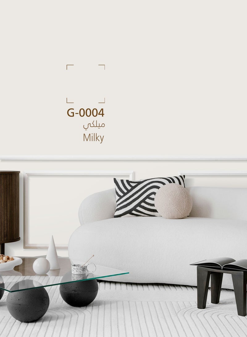 Jazeera Paints Green Interior Walls Paints Silk (color :Milky) 3L - Image 3