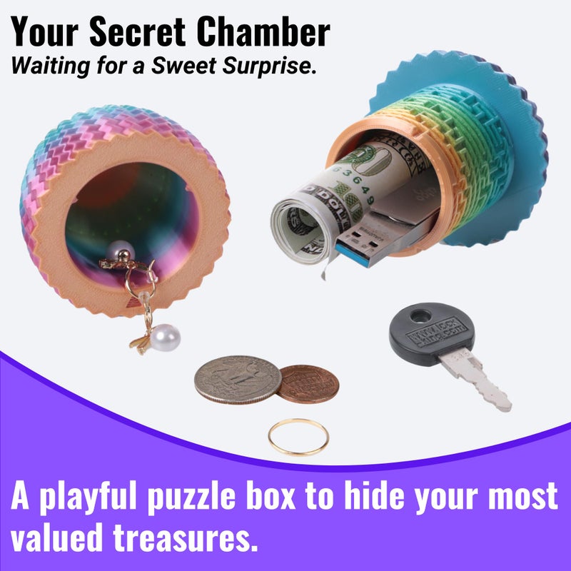 Galapopo Maze Egg Money Puzzle Gift Box: Available in 4 Unique Internal Designs - Secret Cash Holder & Surprise Gift Container for Easter, Birthday, Wedding - Fun Brain Teaser Toy for Kids & Adults - Image 4