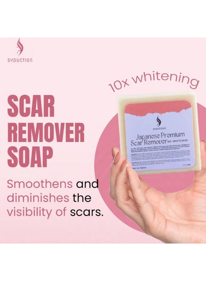 Syduction Japanese Premium Whitening Soap With Alpha Arbutin Niacinamide For Acne Scar Removal Dark Spot Reduction Brightening Hydrating Gentle Skin Care Soap Bar 70g For Men And Women - Image 5