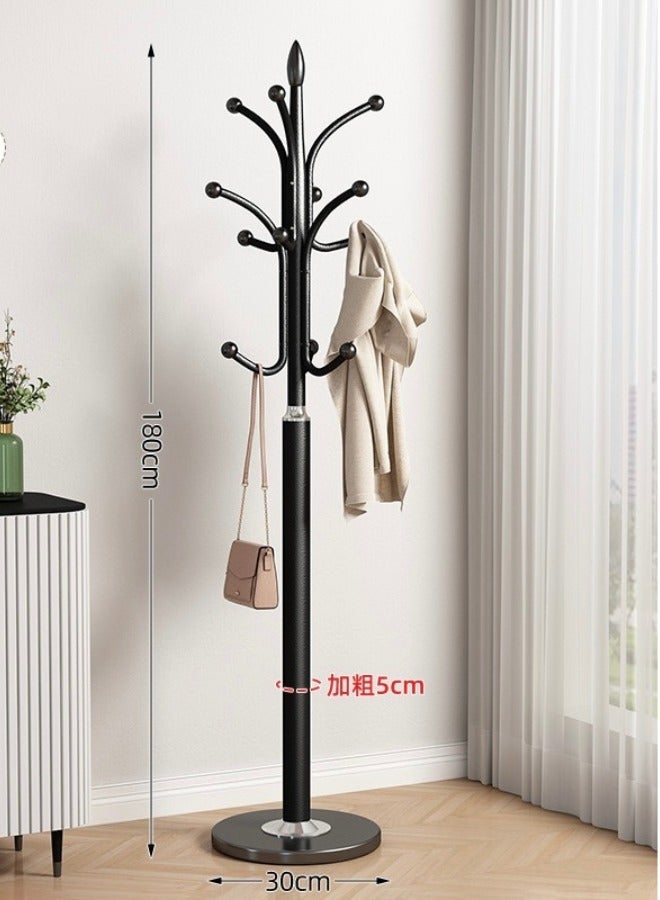 علاقة وحامل معاطف معدني أنيق بقاعدة ثابتة ب12 خطاف- تصميم عصري وعملي - Image 2