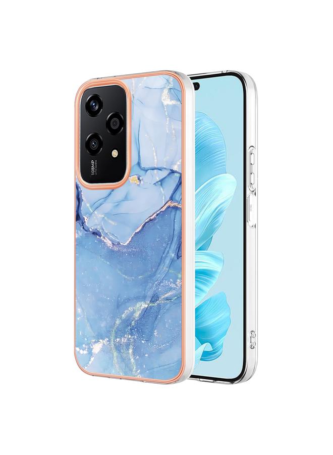 S-TOP Case For Honor 200 Lite Global Electroplating Marble Dual-side IMD Phone Case - Image 1