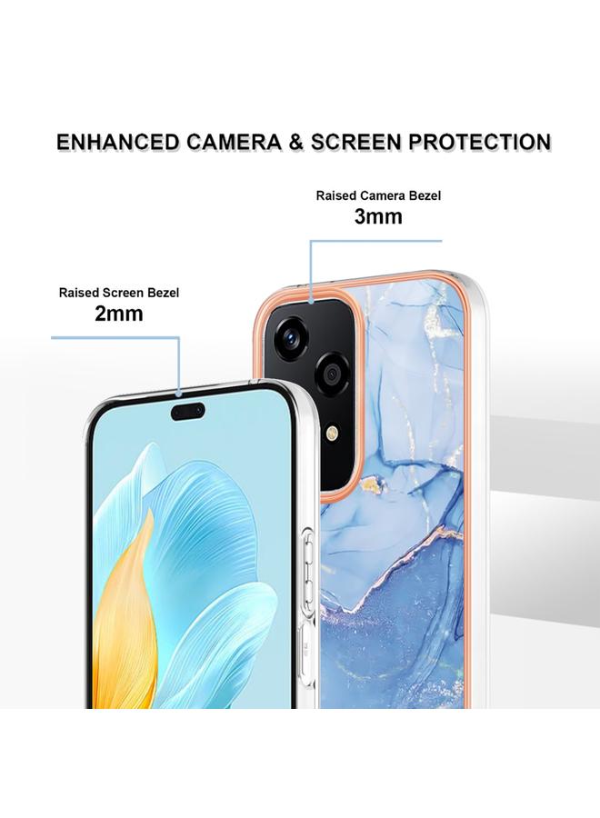 S-TOP Case For Honor 200 Lite Global Electroplating Marble Dual-side IMD Phone Case - Image 5