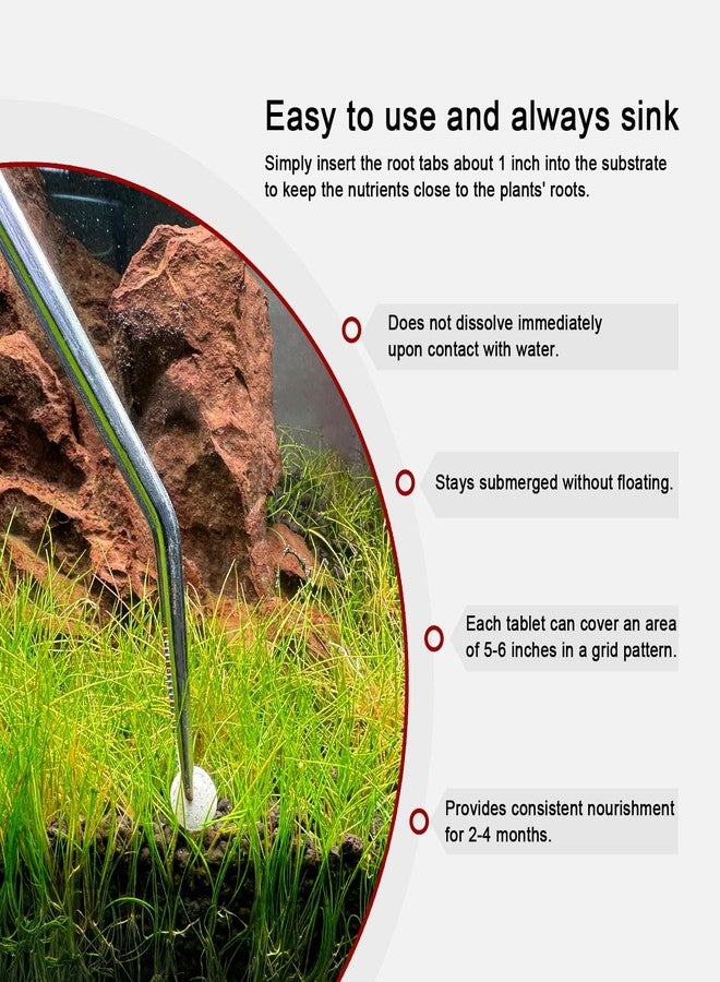 FZONE Root Tabs Freshwater Aquarium Plant Fertilizer 50-Count （1 Pack） - Image 4