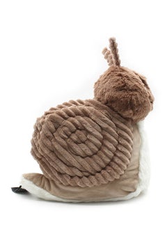 Les Deglingos Speedou Snail Mom & Baby Plush Toy - Brown, Corduroy Softness, Eco-Friendly, Perfect for Babies & Toddlers  - Image 5