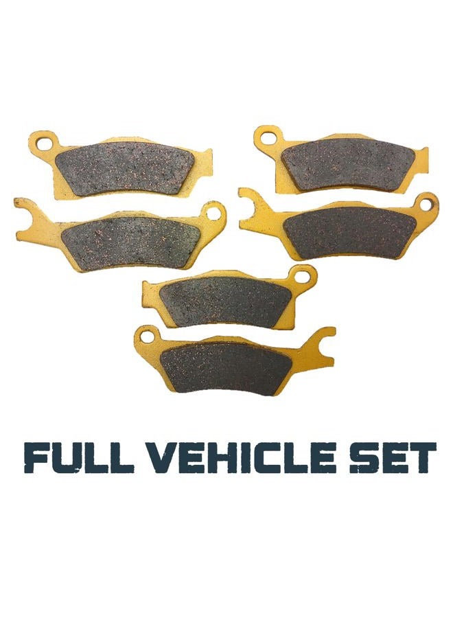 Traild Can-Am Outlander Ceramic Brake Pad Set Front & Rear 450, 500, 570, 650, 700, 850, 1000, HD5, HD7, PRO 2013-2025 - Image 4