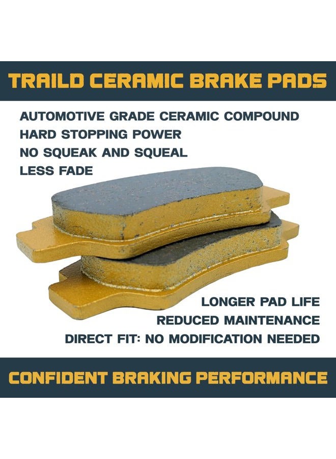 Traild Can-Am Outlander Ceramic Brake Pad Set Front & Rear 450, 500, 570, 650, 700, 850, 1000, HD5, HD7, PRO 2013-2025 - Image 3
