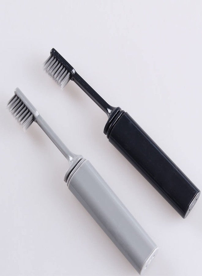 TEONEI Folding Travel Toothbrush, Foldable Toothbrushes, Personal Care Teeth Brush,2PCS - Image 4