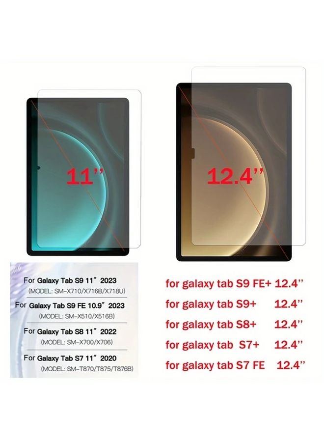 Tempered Glass Screen Protector 3 Pack For 12 4 Inch Tablet 9H Hardness HD Clear - Image 3