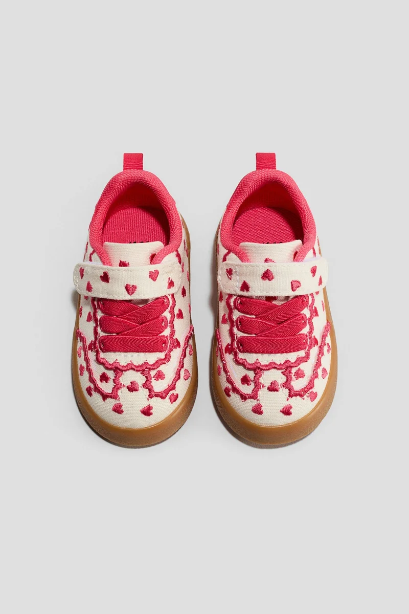 H&M Embroidery-detail trainers