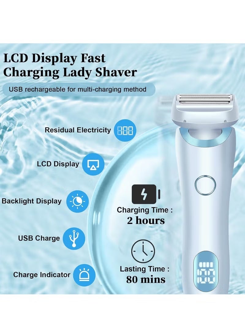 Bolivia's 2 in 1 Facial Hair Remover for Women - Painless Epilator & Trimmer for Lips, Chin, Arms - USB Rechargeable, Waterproof, Includes 2 Replacement Heads - Image 4
