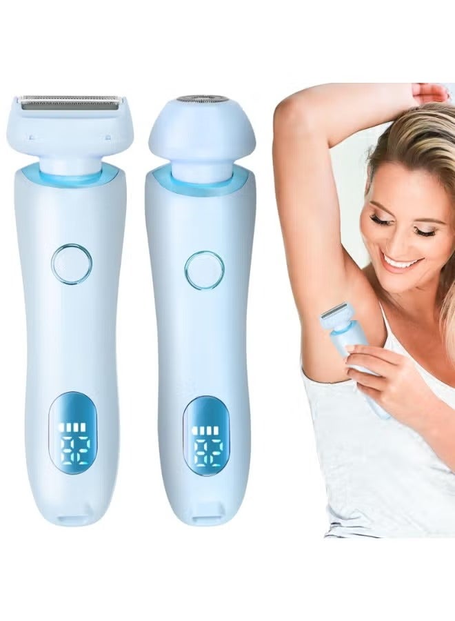 Bolivia's 2 in 1 Facial Hair Remover for Women - Painless Epilator & Trimmer for Lips, Chin, Arms - USB Rechargeable, Waterproof, Includes 2 Replacement Heads - Image 1