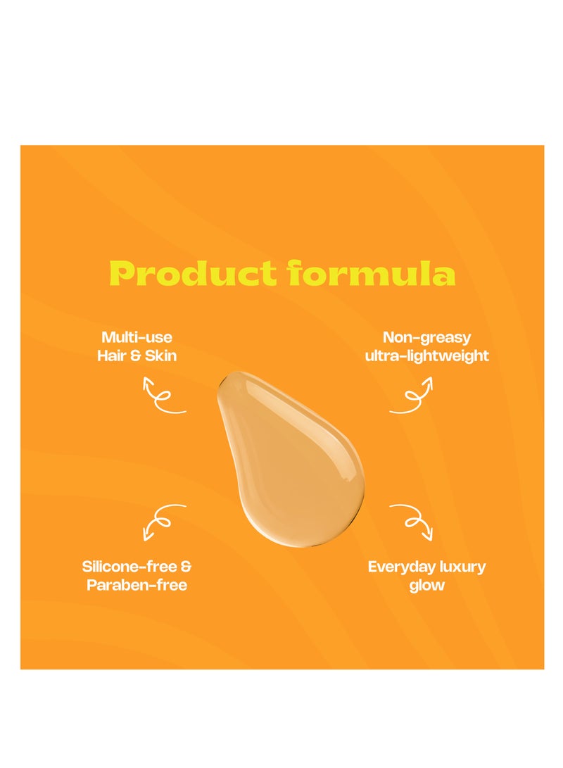 ترافيلز  جلو أب زيت جاف للوجه و الشعر و الجسم برائحة الفانيليا - Image 2