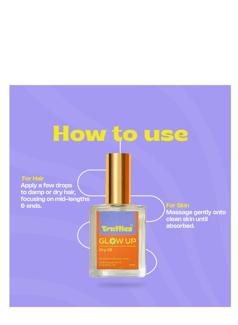 ترافيلز  جلو أب زيت جاف للوجه و الشعر و الجسم برائحة الفانيليا - Image 4