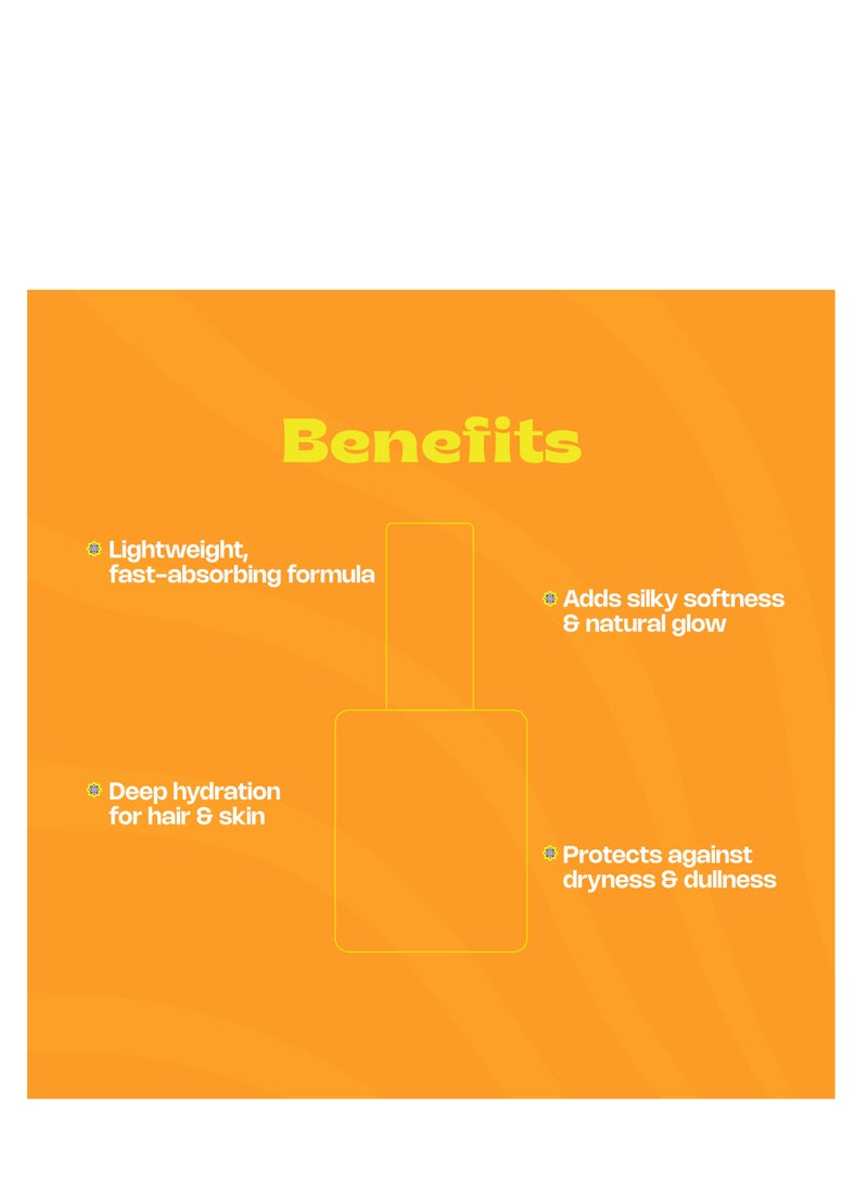 ترافيلز  جلو أب زيت جاف للوجه و الشعر و الجسم برائحة الفانيليا - Image 5