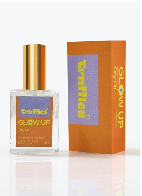 Glow up dry oil for face, hair and body with vanilla scent