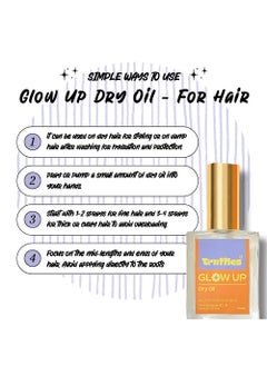 Truffles Glow up dry oil for face, hair and body with vanilla scent  - Image 4