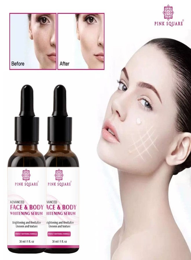 Pink Square Face & Body Lightening Serum (Pack of 1, 30ML) | Maintain Skin Tone | Soft & Smooth Skin | Hydrating & Lightweight Formula | Suitable for All Skin Types - Image 4