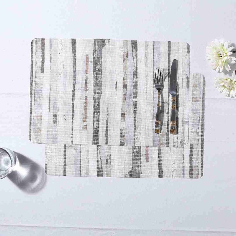 Wonderchef Valentina Set of 6 Stripe Print Placemat - Image 2