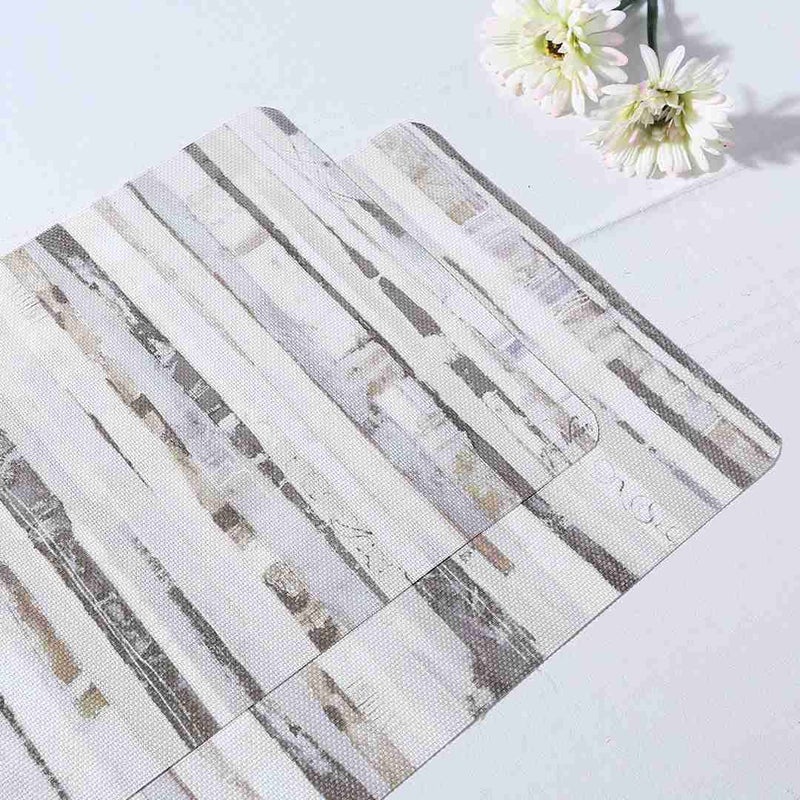 Wonderchef Valentina Set of 6 Stripe Print Placemat - Image 3