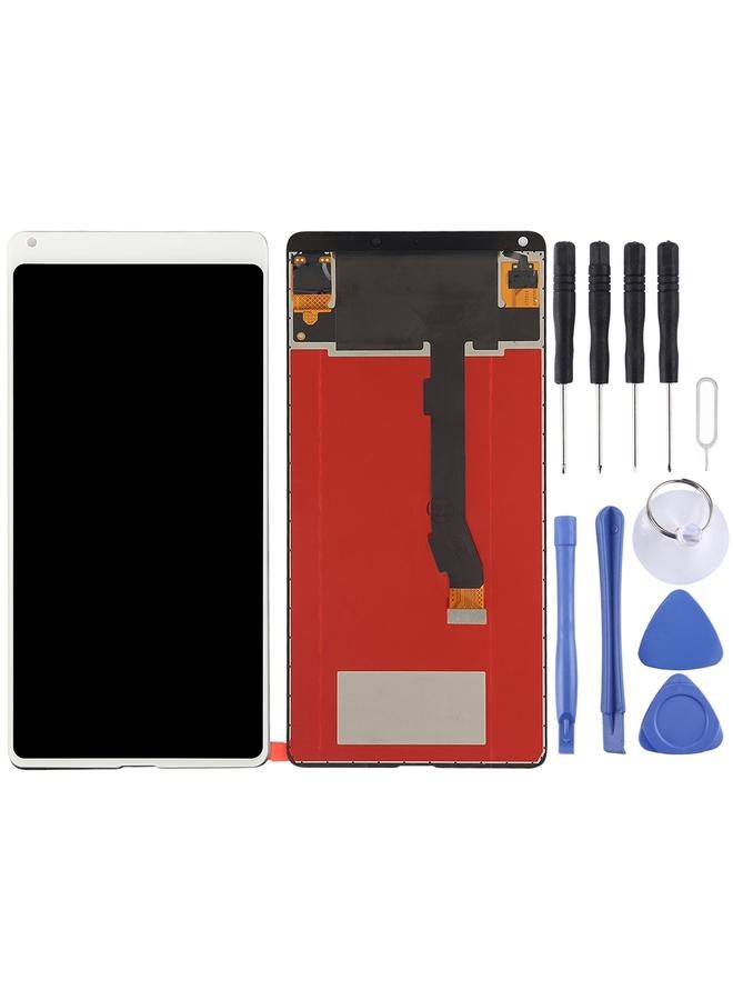 erorex Replacement TFT LCD Screen for Xiaomi Mi Mix2 with Digitizer Full Assembly White - Image 1