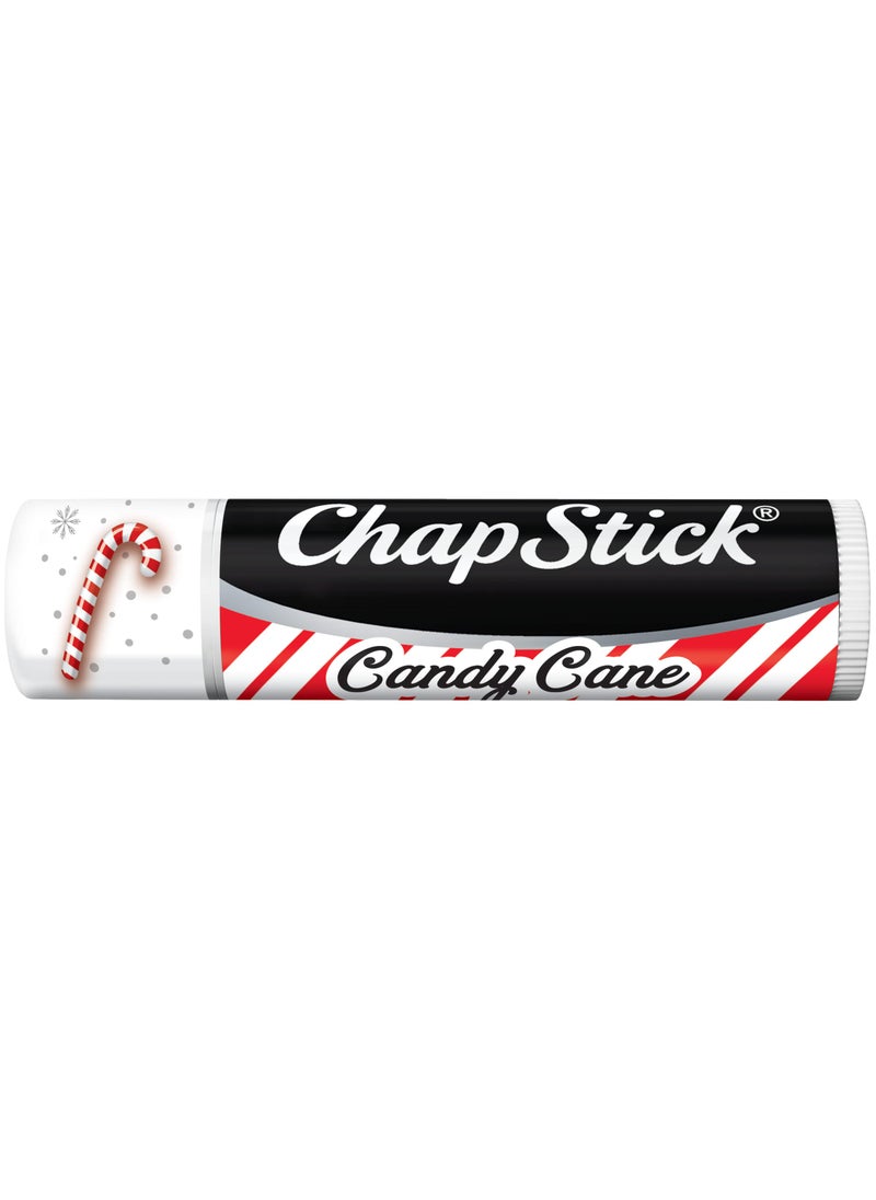 chapstick ChapStick Candy Cane Peppermint Lip Balm Tube, Candy Cane Lip Balm and Lip Moisturizer for Lip Care - 0.15 Oz 