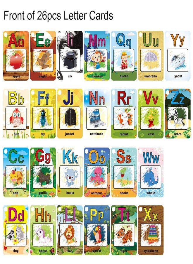 Coolplay A-Z 26 Alphabet Water Cards, Children Drawing Card for Kids Educational Toys for Travel - Image 2