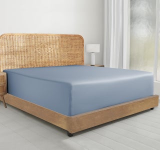 California Design Den King Size Deep Pocket Fitted Sheet  100% Organic Fitted Sheet King Only  Cooling King Size Percale Fitted Sheet  Lightweight  Snug-Fit  Crisp and Durable  1 Pc (Blue Hydrangea) - pzsku/Z6AFC5E5C1AEE67491A14Z/45/1749667884/d1477c2b-03db-40ec-acf9-7716c897529c