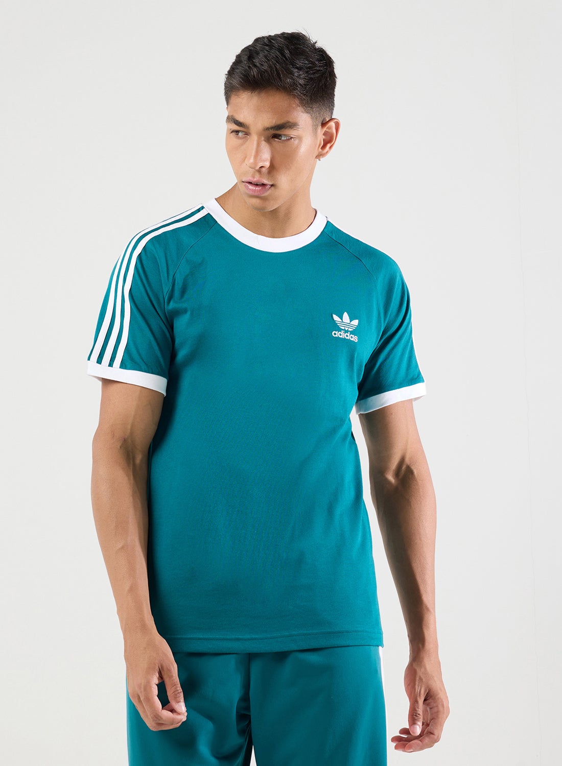 Adidas D2M 3 Stripe T-Shirt for Men | Best Price Bahrain