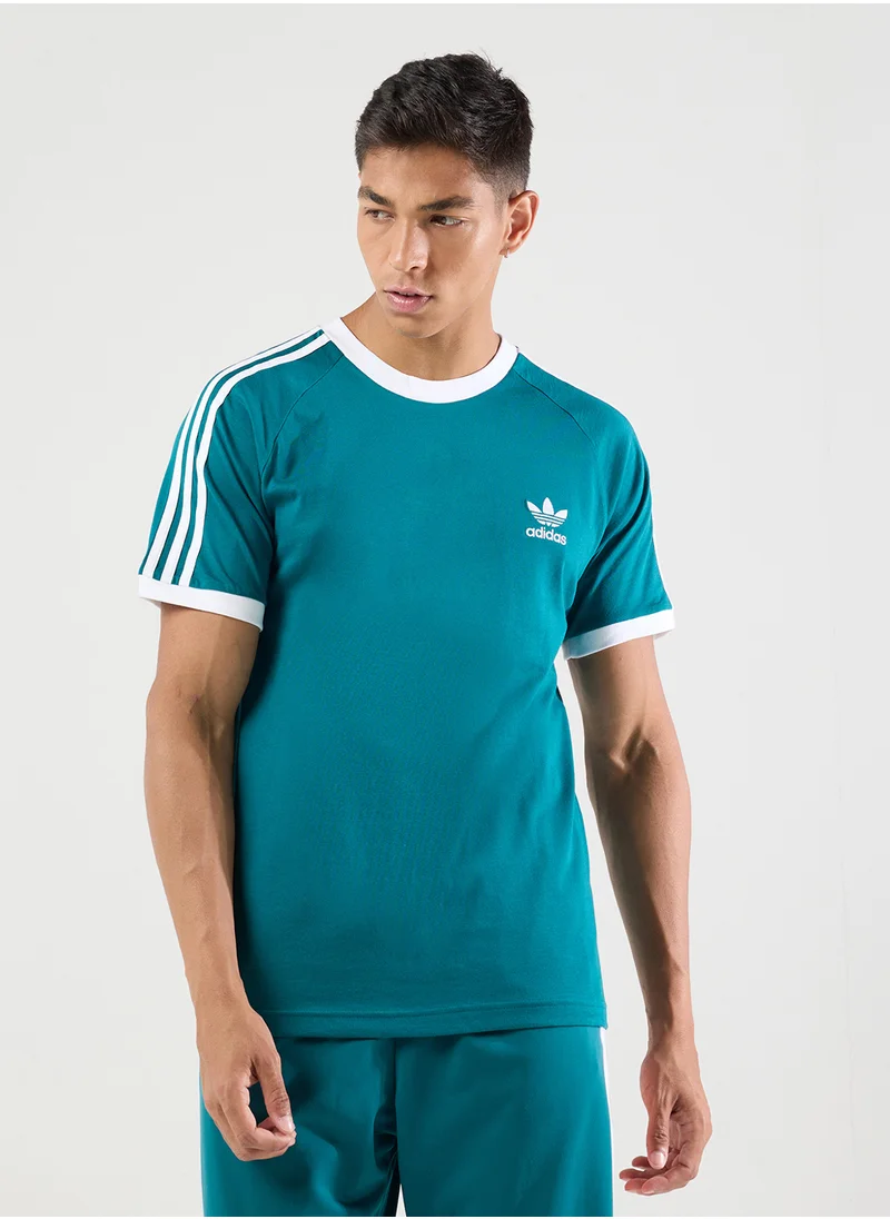 اديداس اوريجينالز Adicolor Classic 3 Stripe T-Shirt