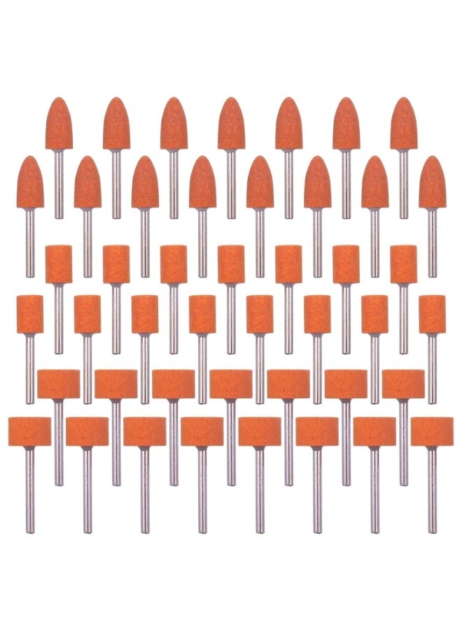 Grinding stone set, grinding bits for rotary tools, for grinding, polishing and deburring ferrous metals(Size:60PCS) - Image 1