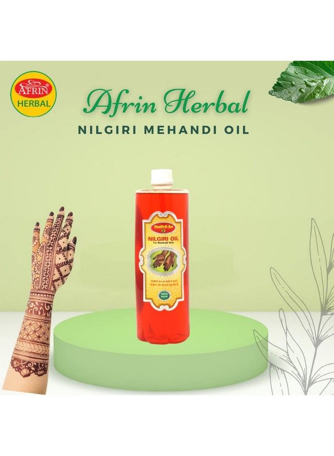 Afrin زيت حنة مهندي سادي نيلجيري لصنع مخاريط المهندي 200 مل - Image 5