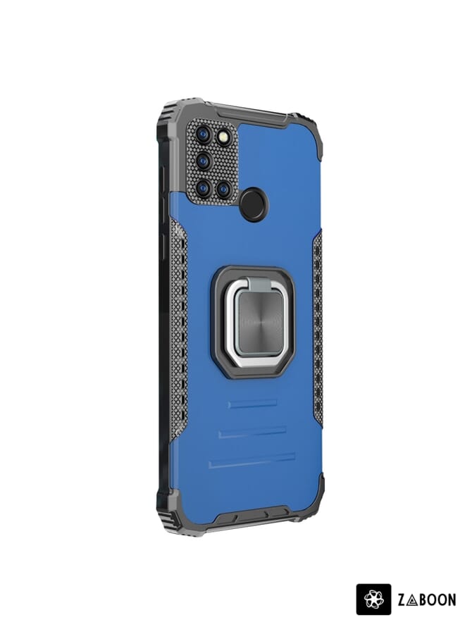 Zaboon Protective Case For OPPO Realme C17 / Realme 7i Aluminum Alloy + TPU  with Lanyard - Image 2