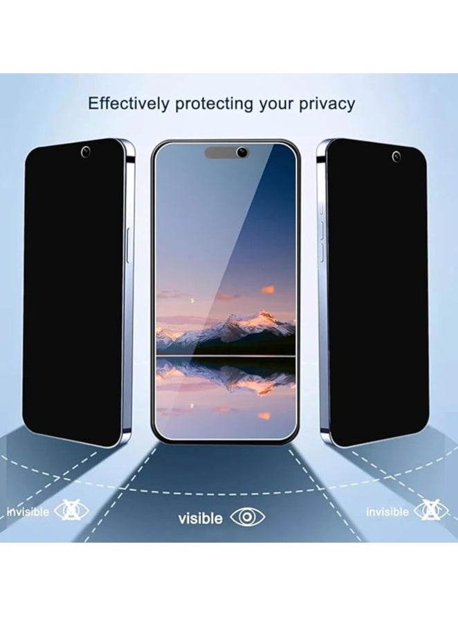 Generic - Iphone 16 Pro Max Privacy Screen Protector,3D curved Anti Spy 9H Tempered Glass,Edge to Edge Screen Protector Anti-Fingerprint Full Coverage Screen Protector For Iphone 16 Pro Max 5D Privacy - Image 1