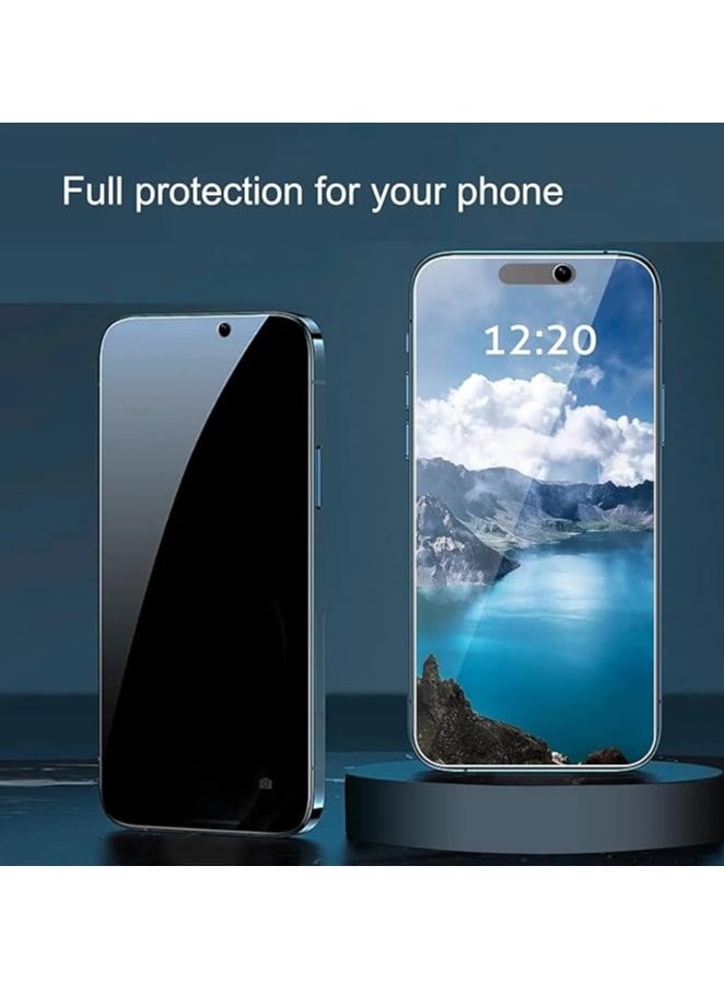 Generic - Iphone 16 Pro Max Privacy Screen Protector,3D curved Anti Spy 9H Tempered Glass,Edge to Edge Screen Protector Anti-Fingerprint Full Coverage Screen Protector For Iphone 16 Pro Max 5D Privacy - Image 1