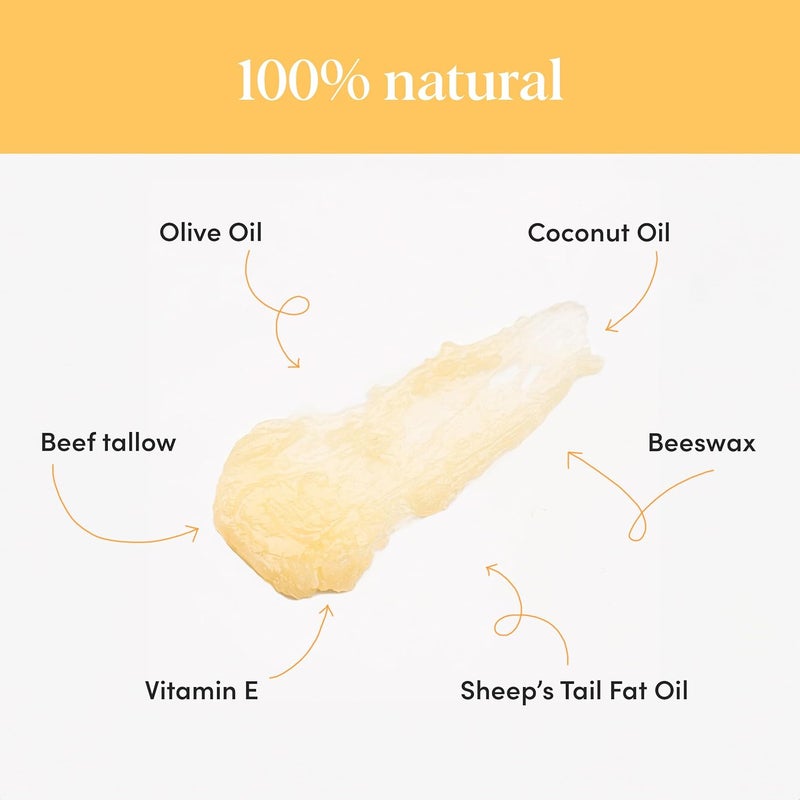 lhamour 100 Natural Nipple Butter for Breastfeeding Moms Soothing Nipple Cream with Coconut  Olive Oils Beeswax Safe for Baby Relief for Sore Dry  Cracked Skin 1 oz - Image 4