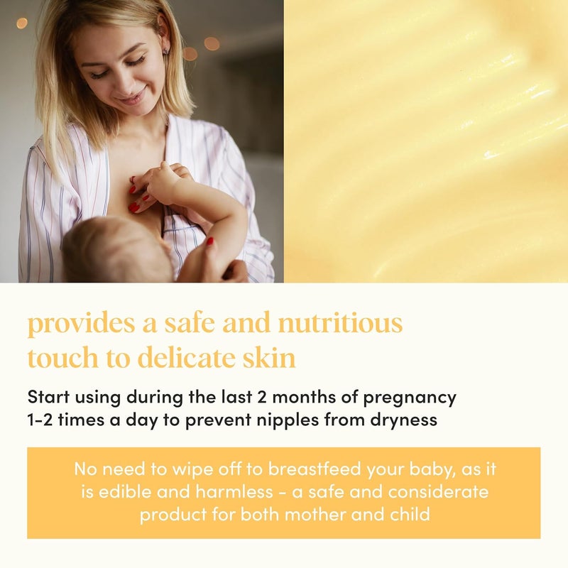 lhamour 100 Natural Nipple Butter for Breastfeeding Moms Soothing Nipple Cream with Coconut  Olive Oils Beeswax Safe for Baby Relief for Sore Dry  Cracked Skin 1 oz - Image 3