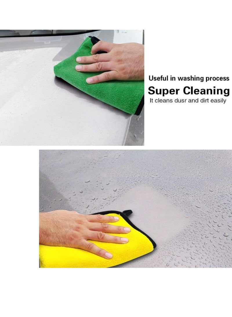 general Car Drying Towel, Free Microfiber Cleaning Cloth,Premium Professional Soft Microfiber Towel,Super Absorbent Detailing Towel for Car/Windows/Screen/Kitchen,40x30cm 3Pack - Image 2