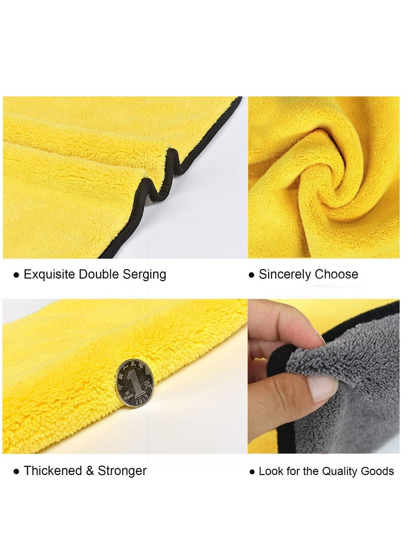 general Car Drying Towel, Free Microfiber Cleaning Cloth,Premium Professional Soft Microfiber Towel,Super Absorbent Detailing Towel for Car/Windows/Screen/Kitchen,40x30cm 3Pack - Image 3