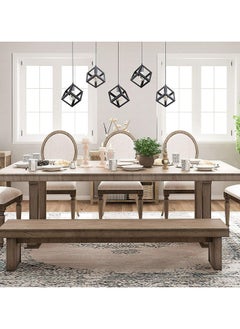 HUA QIANG WANG 1-Head Black Ceiling Mount Industrial Pendant Light with Adjustable Hanging Height, Designed for Kitchen Islands, Living Rooms, Dining Rooms, and Bedrooms  - Image 4