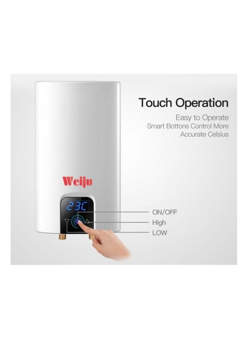 Weiju Instant Electric Water Heater White 7000W - Image 2